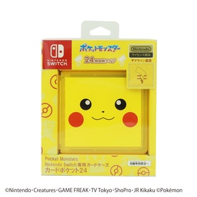 Nintendo Switch専用カードケース カードポケット24 ピカチュウ